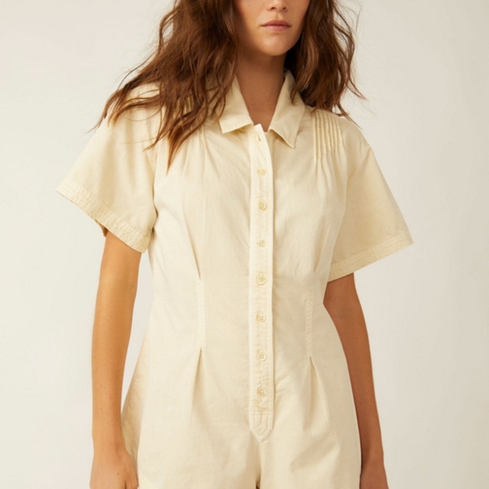 Free People Keep It Crisp Romper ⭐NWT⭐   Size L